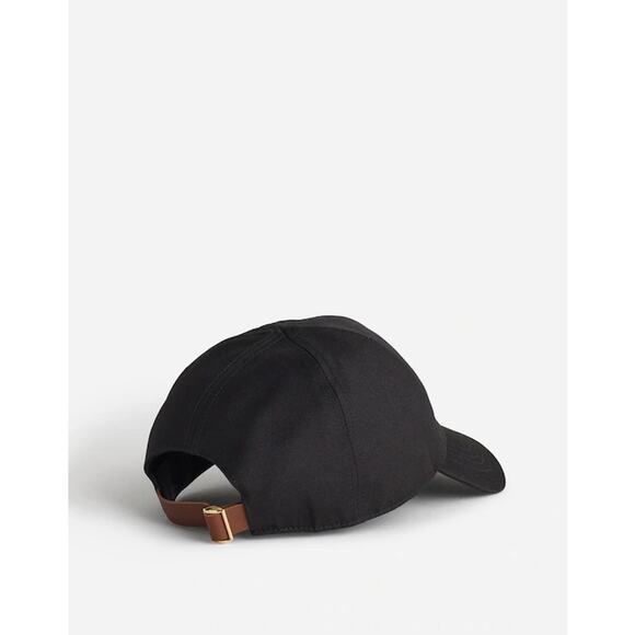 Madewell Women’s Canvas Baseball Hat Black New NWT - Picture 2 of 7